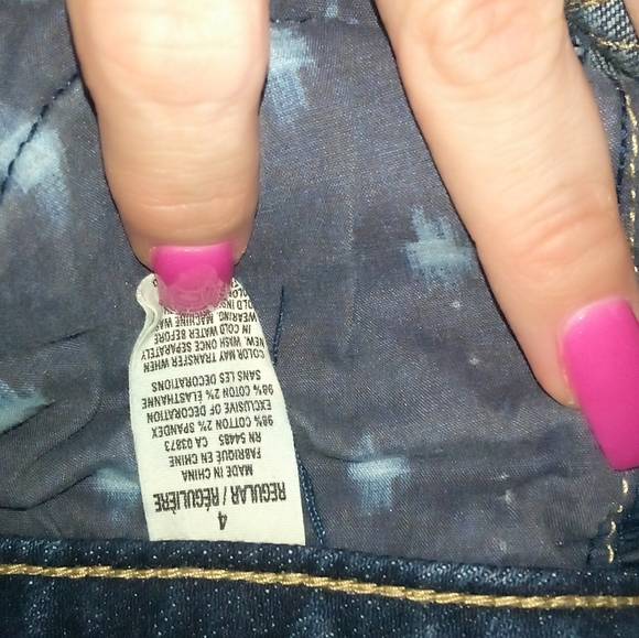 American eagle favorite boyfriend blue jeans ripped size 4 - Picture 4 of 5